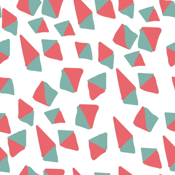 Creatieve naadloze patroon met abstracte hand getrokken doodle elementen — Stockvector