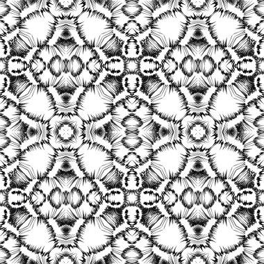 kabile soyut çizilmiş seamless modeli