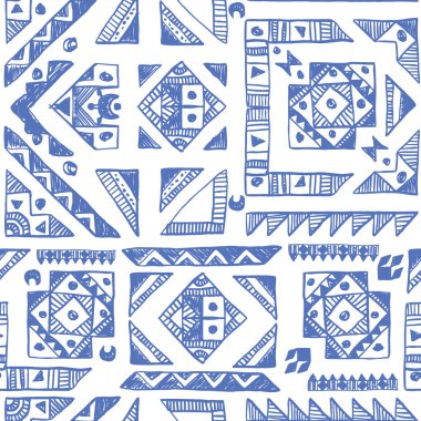 kabile soyut çizilmiş seamless modeli