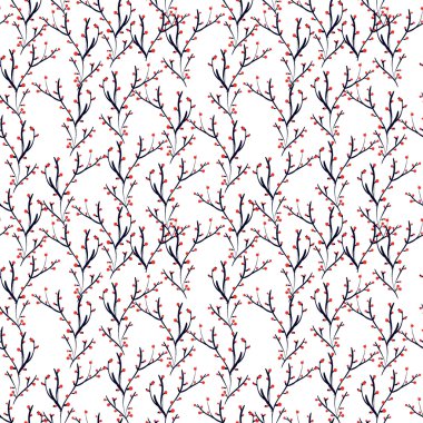 Sorunsuz çiçek desenli. Çok doodle çiçekler ile çizilmiş arka plan el