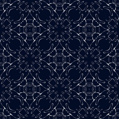 kabile soyut çizilmiş seamless modeli