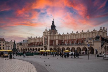 Krakow, Polonya - 9 Ekim 2018: Krakow Kuaför Salonu, Polonya