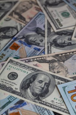 Tasarım amacı için dolar banknotları