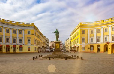 Odessa, Monument to Duc de Richelieu clipart