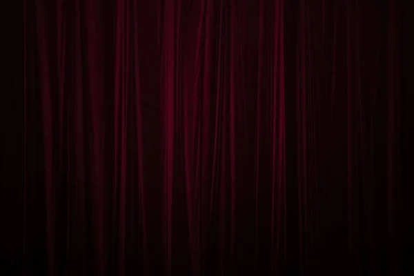 Red Curtain Theatre Background — Stock Photo, Image