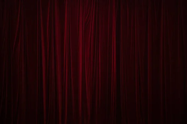 Red Curtain Theatre Background — Stock Photo, Image