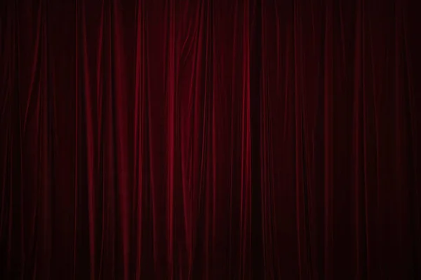 Red Curtain Theatre Background — Stock Photo, Image