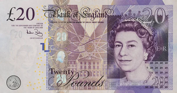 Pound Sterling Banknote Design — Stock Photo, Image