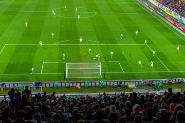 Lviv, Ukrayna - 14 Nisan 2016: UEFA Avrupa Ligi, FC Shakhtar Donetsk (Ukrayna) - SC Braga (Portekiz)