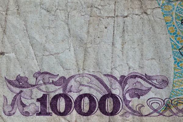 Hátsó 1000 Lengyel Zloty Tervezési Célra — Stock Fotó