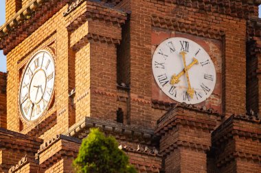 CHERNIVTSI, UKRAINE - 16 Temmuz 2017: Yuriy Fedkovych Chernivtsi Ulusal Üniversitesi