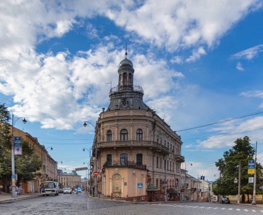 CHERNIVTSI, UKRAINE - 16 Haziran 2017: Chernivtsi 'deki gemi evi