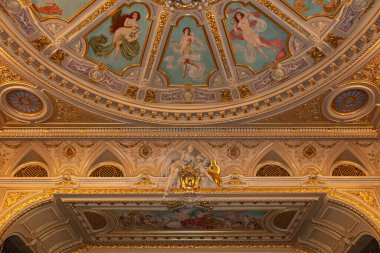 Lviv, Ukrayna - 28 Şubat 2021: Lviv Opera Binası