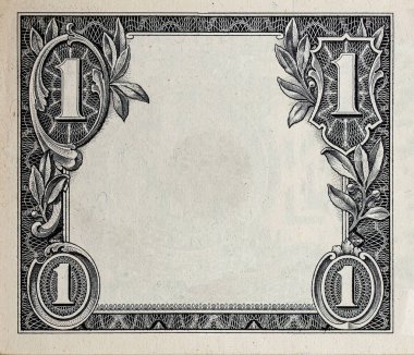 Tasarım amaçlı modifiye edilmiş bir dolarlık sanat eseri