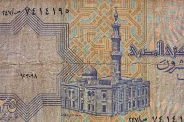 Tasarım amacıyla Mısır 'ın 25 kuruşuna yakın.