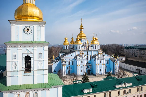 Kiev Ucraina Aprile 2021 Monastero San Michele Kyiv Ucraina Vista — Foto Stock