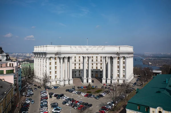 ウクライナ キエフ 2021年4月1日 外務省 — ストック写真