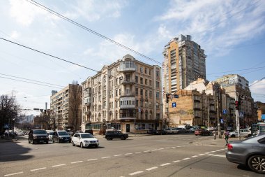 Kyiv, Ukrayna - 1 Nisan 2021 Kyiv, Ukrayna