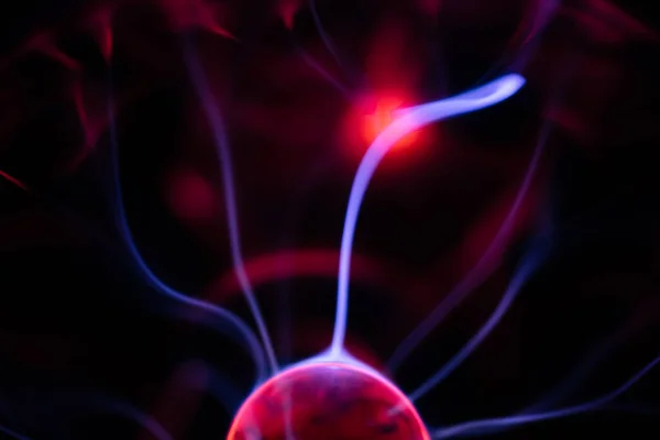 Closeup Plasma Lamp Globe — Stock Photo, Image