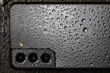 Seul, Güney Kore - 24 Nisan 2021 Samsung Galaksi S21 Hayalet Galaksisi