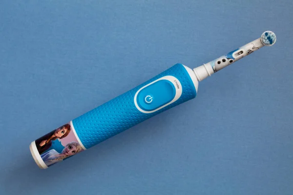 Frankfurt Germany May 2021 Braun Oral Rechargeable Toothbrush Kids Years — Stock Photo, Image