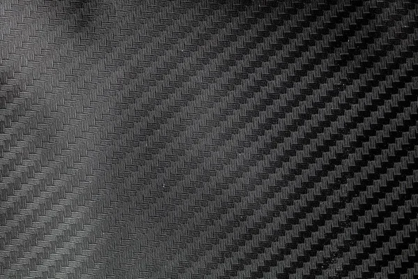 Czarny Wzór Teksturowane Tło Celów Projektowych Ultra Błyszczący Włókna Węglowego — Zdjęcie stockowe