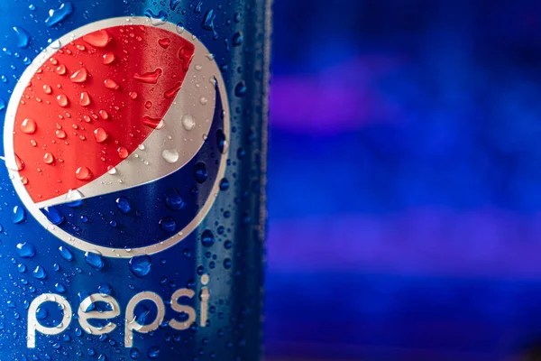 Észak Karolina Usa 2021 Május Szénsavas Üdítőital Doboz Pepsi — Stock Fotó