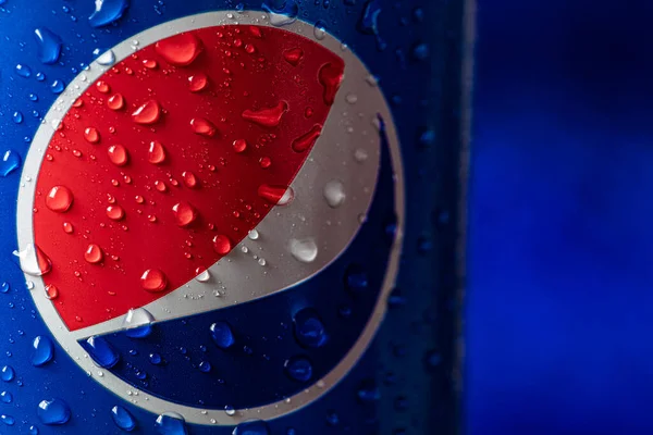 Észak Karolina Usa 2021 Május Szénsavas Üdítőital Doboz Pepsi — Stock Fotó