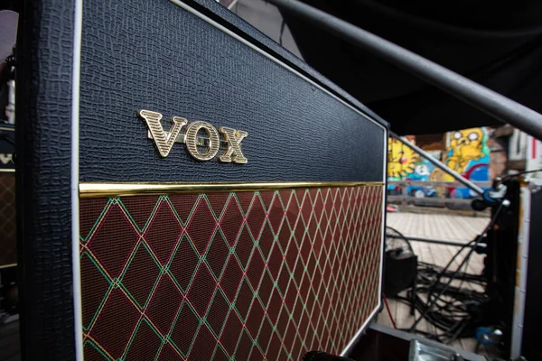 Lviv Ukraine May 2021 Vox Amplifier Concert Stage — Stock Photo, Image