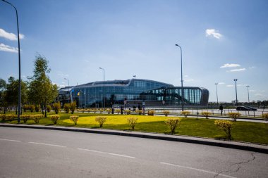 LVIV, UKRAINE - MAY 20, 2017: Lviv Danylo Halytskyi International Airport