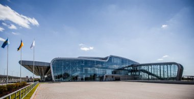 LVIV, UKRAINE - MAY 20, 2017: Lviv Danylo Halytskyi International Airport
