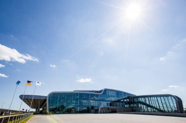 LVIV, UKRAINE - MAY 20, 2017: Lviv Danylo Halytskyi International Airport