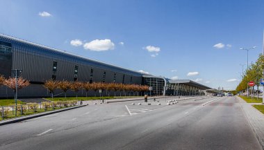 LVIV, UKRAINE - MAY 20, 2017: Lviv Danylo Halytskyi International Airport