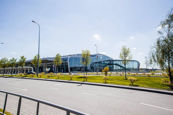 Lviv Ukraine May 2017 Lviv Danylo Halytskyi International Airport — Foto de Stock
