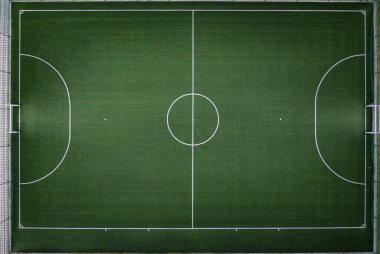 İHA 'dan futbol sahasına hava görüntüsü