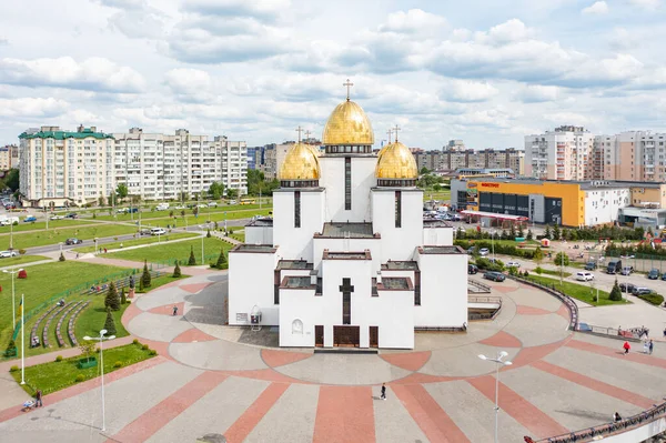 Lvov Ukrajina Červen 2021 Letecký Pohled Kostel Narození Panny Marie — Stock fotografie