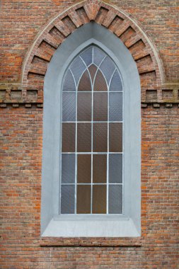 Stoyaniv, Ukrayna - 4 Haziran 2021: Stoyaniv, Ukrayna 'daki Neo-Gotik Katolik İsa' nın Kutsal Kalbi Kilisesi