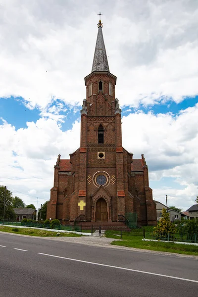 Stoyaniv Ucrânia Junho 2021 Igreja Neo Gótica Católica Sagrado Coração — Fotografia de Stock