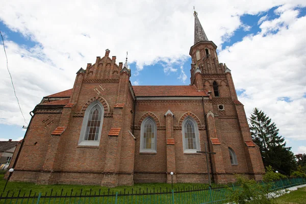 Stoyaniv Ucrânia Junho 2021 Igreja Neo Gótica Católica Sagrado Coração — Fotografia de Stock