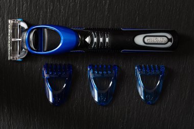 Massachusetts, ABD - Temmuz 2021 Gillette Fusion5 ProGlide Styler