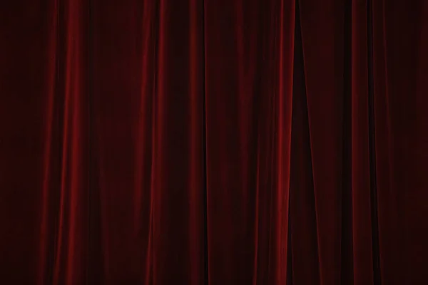 Red Curtain Theatre Textured Background — Stock Photo, Image