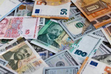 Bulgar Leva, Euro ve ABD Doları Banknotları Bulgaristan, Avrupa Birliği ve ABD
