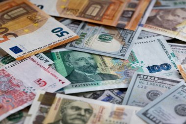 Bulgar Leva, Euro ve ABD Doları Banknotları Bulgaristan, Avrupa Birliği ve ABD