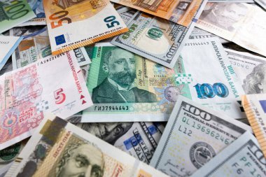 Bulgar Leva, Euro ve ABD Doları Banknotları Bulgaristan, Avrupa Birliği ve ABD