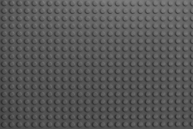 Lviv, Ukrayna - 3 Şubat 2025: LEGO Klasik Gri Tabaka arka planı