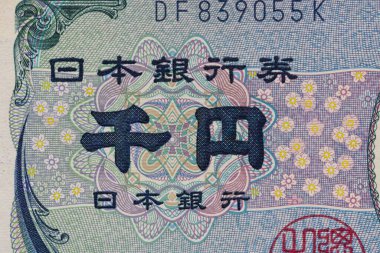 Japon 1000 Yen Para Birimi Değerinin Başlığı