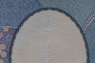 Tersine Yen Banknotunda Macro Soyut Deseni Başlığı