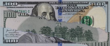 Yırtık Yüz Dolarlık Defter Ters Yüz Yüze