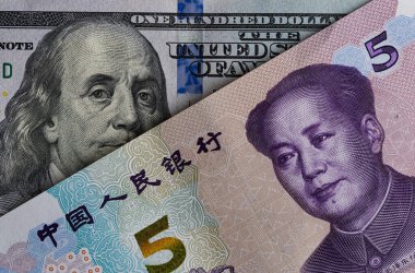 Dollar Yuan Yakın Çekim Ticaret Savaş Kavramı