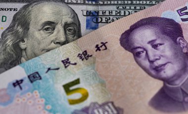 Dollar Yuan Yakın Çekim Ticaret Savaş Kavramı